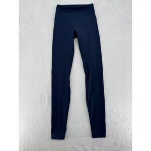HeyNuts Essential High Waisted Leggings Navy Blue XS